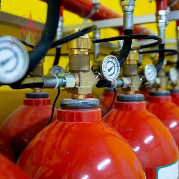 أنظمة الإطفاء بالغاز FM200