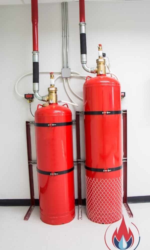 أنظمة الإطفاء بغاز ثاني أكسيد الكربون (CO₂)